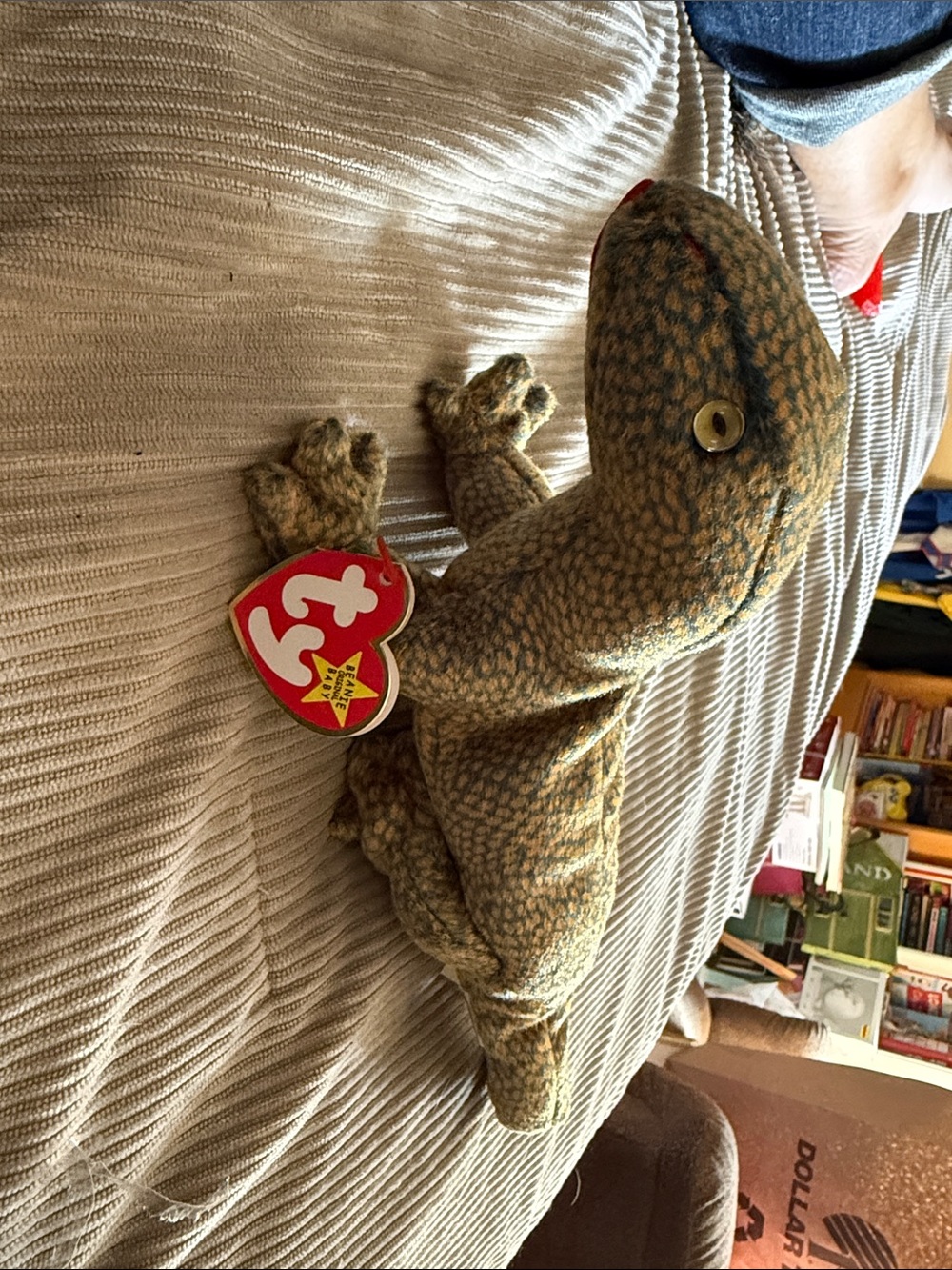 Plush reptile toy